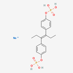 molecular formula C18H22O8P2 B1259541 Stilphostrol CAS No. 5965-09-3