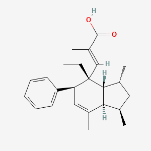molecular formula C24H32O2 B1259556 Plakotenin 