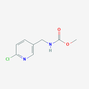 molecular formula C8H9ClN2O2 B12595686 Methyl [(6-chloropyridin-3-yl)methyl]carbamate CAS No. 880255-69-6
