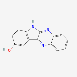 molecular formula C14H9N3O B12595767 5H-Indolo[2,3-b]quinoxalin-9-ol CAS No. 876405-41-3