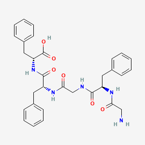 molecular formula C31H35N5O6 B12595785 Glycyl-D-phenylalanylglycyl-D-phenylalanyl-D-phenylalanine CAS No. 644997-11-5