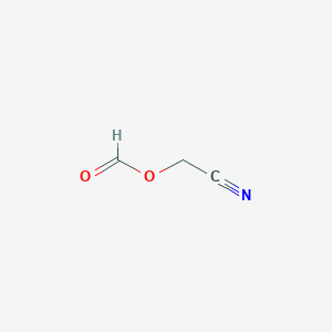 molecular formula C3H3NO2 B125958 (Formyloxy)acetonitrile CAS No. 150760-95-5
