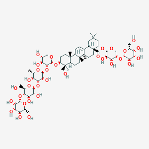 molecular formula C64H104O31 B1259590 Transsylvanoside G 