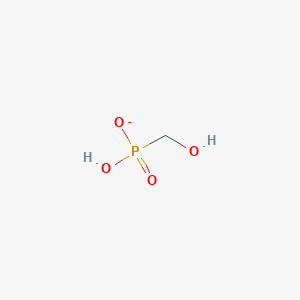 Hydroxymethylphosphonate(1-)