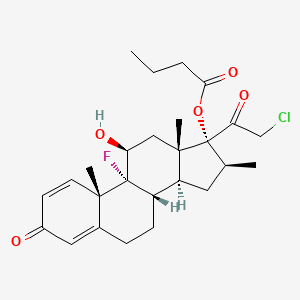molecular formula C26H34ClFO5 B1259604 Clobetasol 17-butyrate CAS No. 25122-47-8