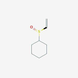 molecular formula C8H14OS B12596048 [(S)-Ethenesulfinyl]cyclohexane CAS No. 646516-47-4