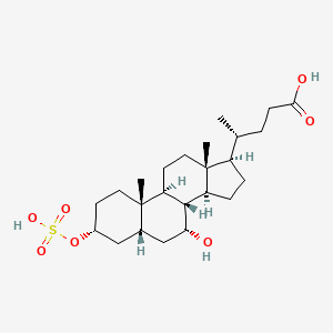 molecular formula C24H40O7S B1259607 Chenodeoxycholic acid 3-sulfate CAS No. 59132-32-0