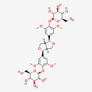 molecular formula C34H46O18 B1259611 Liriodendrin 
