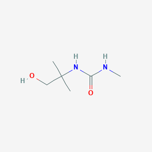 molecular formula C6H14N2O2 B12596153 Urea, N-(2-hydroxy-1,1-dimethylethyl)-N'-methyl- CAS No. 885024-85-1