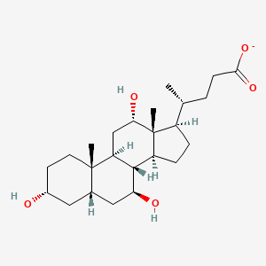 molecular formula C24H39O5- B1259616 熊去氧胆酸 