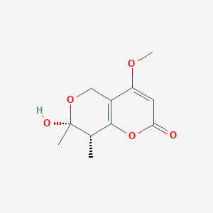 molecular formula C11H14O5 B1259629 Hhoyycaqwhqffv-uponeakysa- 