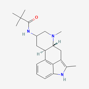 N-[(6aR,10aR)-5,7-dimethyl-6,6a,8,9,10,10a-hexahydro-4H-indolo[4,3-fg]quinolin-9-yl]-2,2-dimethylpropanamide