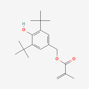 molecular formula C19H28O3 B1259672 3,5-Di-tert-butyl-4-hydroxybenzylmethacrylate CAS No. 36536-48-8