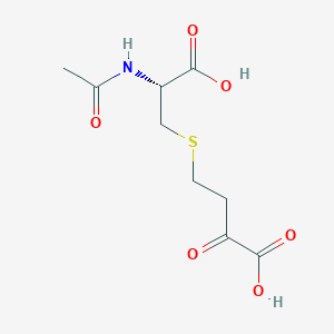 N-acetyl-S-(3-oxo-3-carboxy-n-propyl)cysteine