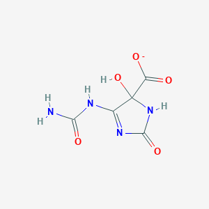 4-(carbamoylamino)-5-hydroxy-2-oxo-2,5-dihydro-1H-imidazole-5-carboxylate