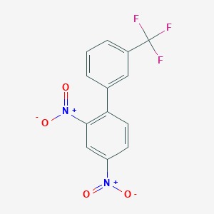 molecular formula C13H7F3N2O4 B12596990 2,4-Dinitro-3'-(trifluoromethyl)-1,1'-biphenyl CAS No. 872604-15-4