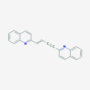 molecular formula C22H14N2 B12596996 2,2'-(But-1-en-3-yne-1,4-diyl)diquinoline CAS No. 651025-13-7