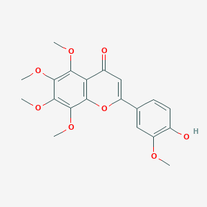 molecular formula C20H20O8 B1259716 4'-Hydroxy-3',5,6,7,8-pentamethoxyflavone CAS No. 34810-62-3