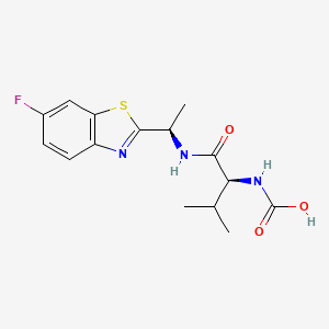 molecular formula C15H18FN3O3S B1259727 Benthiavalicarb CAS No. 413615-35-7