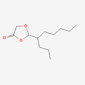 molecular formula C12H22O3 B12597285 2-(Nonan-4-YL)-1,3-dioxolan-4-one CAS No. 651291-29-1