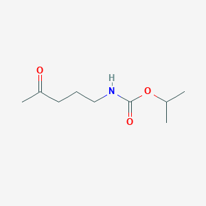 molecular formula C9H17NO3 B12597391 Propan-2-yl (4-oxopentyl)carbamate CAS No. 648928-81-8
