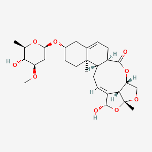 molecular formula C28H40O9 B1259743 Paniculatumoside A 