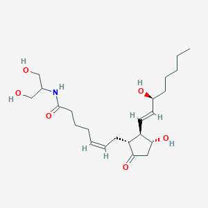 molecular formula C23H39NO6 B125977 N-(1,3-dihydroxypropan-2-yl)-9-oxo-11R,15S-dihydroxy-5Z,13E-prostadienoyl amine CAS No. 951209-67-9