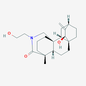 molecular formula C22H33NO3 B1259773 19-Oxo-dihydroatisine 