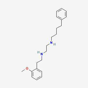 molecular formula C21H30N2O B12597799 N'-[2-(2-methoxyphenyl)ethyl]-N-(4-phenylbutyl)ethane-1,2-diamine CAS No. 627522-22-9