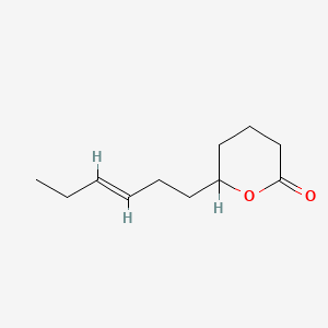 molecular formula C11H18O2 B1259781 5-Hydroxy-8-undecenoic acid delta-lactone, (8Z)- CAS No. 68959-28-4