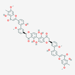 molecular formula C66H50O20 B1259787 Taiwanhomoflavone C 