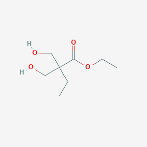 molecular formula C8H16O4 B12597999 Ethyl 2,2-bis(hydroxymethyl)butanoate CAS No. 906749-80-2