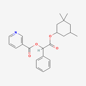molecular formula C23H27NO4 B1259816 Micinicate CAS No. 39537-99-0