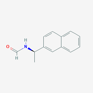 molecular formula C13H13NO B12598182 N-[(1R)-1-(Naphthalen-2-yl)ethyl]formamide CAS No. 650608-25-6