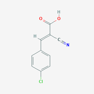 molecular formula C10H6ClNO2 B125982 3-(4-Chlorophenyl)-2-cyanoacrylic acid CAS No. 20374-46-3
