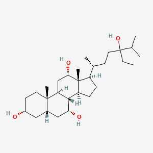24-Ethylcholestane-3,7,12,24-tetrol
