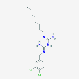 molecular formula C17H27Cl2N5 B125986 Olanexidine CAS No. 146510-36-3