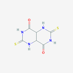 molecular formula C6H6N4O2S2 B12598716 2,6-Bis(sulfanylidene)octahydropyrimido[5,4-d]pyrimidine-4,8-dione CAS No. 651049-46-6