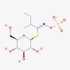 molecular formula C11H20NO9S2- B1259887 Sec-butylglucosinolate 