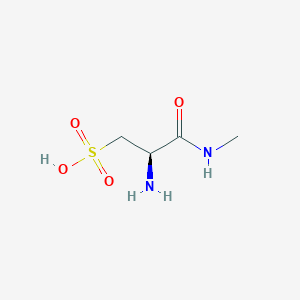 molecular formula C4H10N2O4S B12599022 N-Methyl-3-sulfo-L-alaninamide CAS No. 648881-38-3