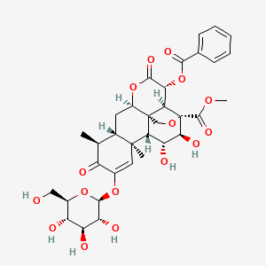 molecular formula C34H40O16 B1259907 Yadanzioside-M 