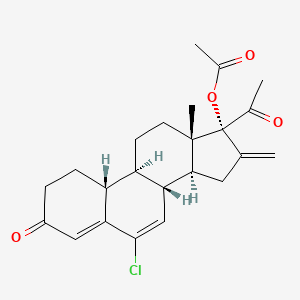 6-Chloro-16-methylene-17alpha-hydroxy-19-nor-4,6-pregnadiene-3,20-dione 17-acetate