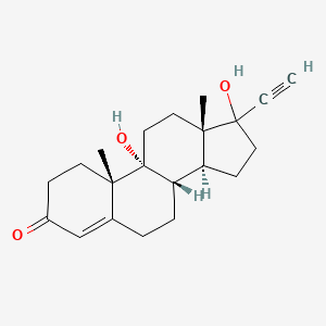 (8S,9R,10S,13S,14S)-17-ethynyl-9,17-dihydroxy-10,13-dimethyl-1,2,6,7,8,11,12,14,15,16-decahydrocyclopenta[a]phenanthren-3-one