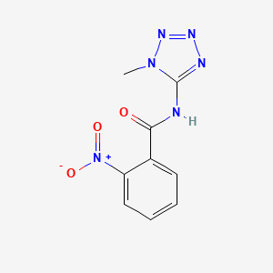 molecular formula C9H8N6O3 B12599467 N-(1-Methyl-1H-tetrazol-5-yl)-2-nitrobenzamide CAS No. 638147-41-8