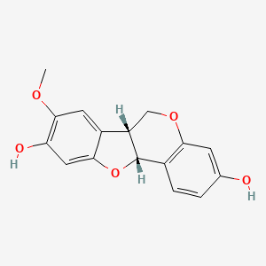 (6aR,11aR)-8-methoxy-6a,11a-dihydro-6H-[1]benzofuro[3,2-c]chromene-3,9-diol