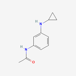 molecular formula C11H14N2O B12599738 N-[3-(Cyclopropylamino)phenyl]acetamide CAS No. 884343-73-1