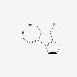 molecular formula C12H7BrS B12599746 Azuleno[2,1-b]thiophene, 9-bromo- CAS No. 647845-26-9