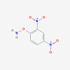 molecular formula C6H5N3O5 B125998 O-(2,4-Dinitrophenyl)hydroxylamine CAS No. 17508-17-7