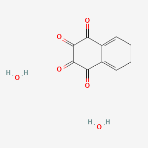 molecular formula C10H8O6 B1259986 1,2,3,4-Tetraoxotetralin dihydrate CAS No. 34333-95-4
