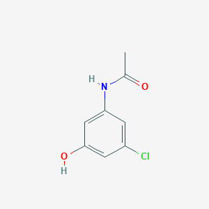 molecular formula C8H8ClNO2 B12599905 N-(3-Chloro-5-hydroxyphenyl)acetamide CAS No. 885044-43-9